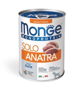 MONGE DOG SOLO DUCK 400g