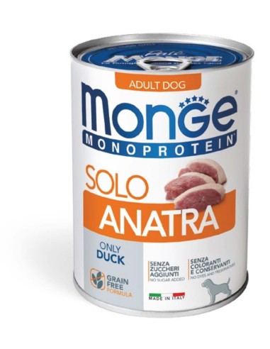 MONGE DOG SOLO ENTE 400g
