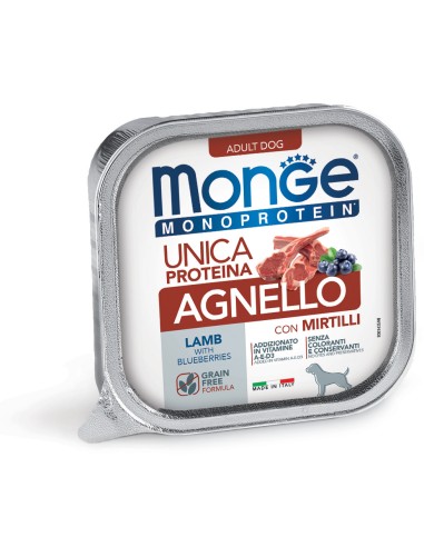 MONGE DOG FRUIT LAMB WITH BLUEBERRY 150g