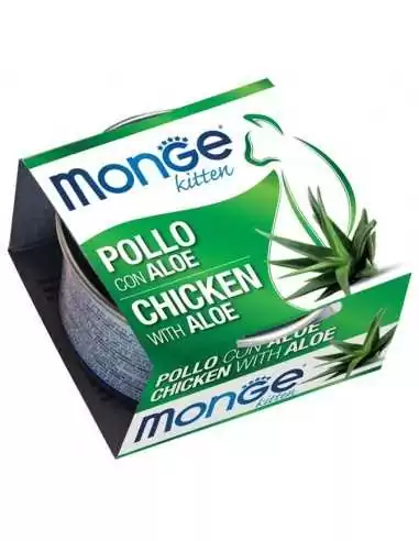 MONGE FRUIT KITTEN HÜHNCHEN MIT ALOE 80G