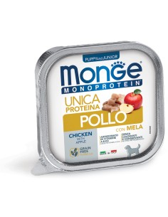 MONGE DOG FRUIT M JUNIOR HUHN MIT APFEL 150g