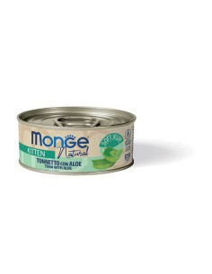MONGE NATURAL TUŃCZYK Z ALOESEM w galarecie DLA KOCIĄT 80G