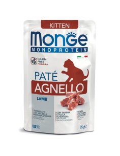 MONGE MONOPROTEIN kitten lamb meat 85g
