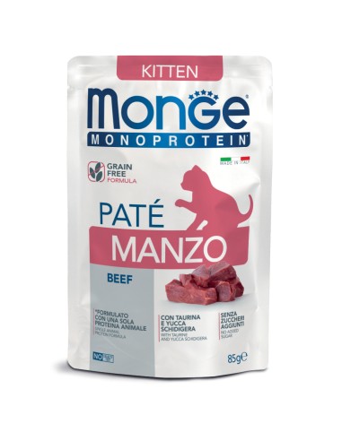 MONGE MONOPROTEIN kitten Rind 85g