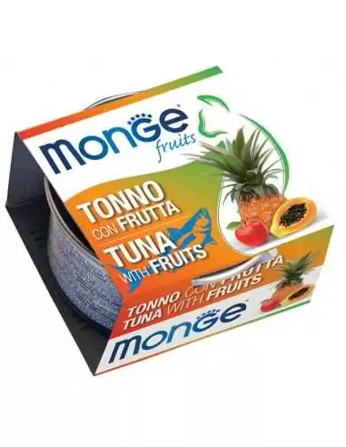 MONGE FRUIT TUŃCZYK Z OWOCAMI 80G