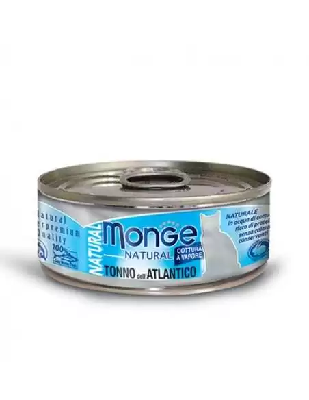 MONGE NATURAL TUŃCZYK ATLANTYCKI w sosie 80G