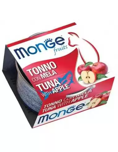 MONGE FRUIT TUŃCZYK Z JABŁKIEM 80G