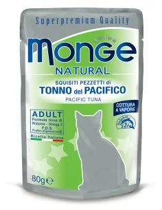MONGE NATURAL YELLOWFIN TUNA IN JELLY 80G