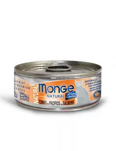 MONGE NATURAL YELLOWFIIN TUNA WITH SALMON 80G