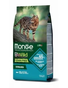 CAT BWILD GRAIN FREE STERILISED TUŃCZYK Z GROSZKIEM 1,5kg