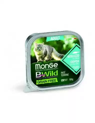 MONGE BWILD GRAIN FREE PATE WITH COD 100g