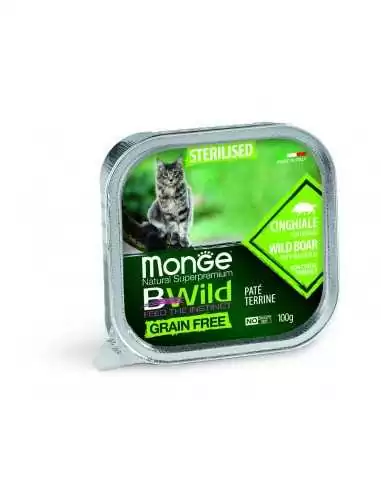 MONGE BWILD GRAIN FREE PATE MIT EBER 100g