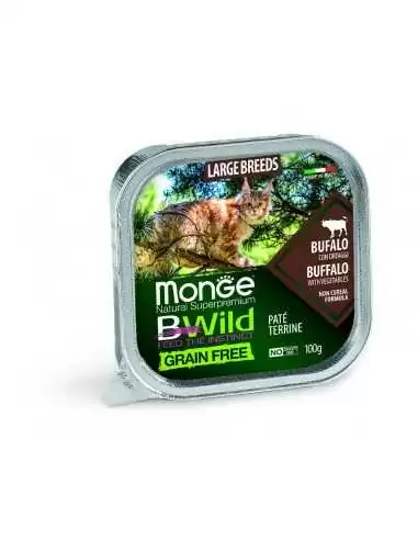 MONGE BWILD GRAIN FREE PATE WITH buffalo 100g