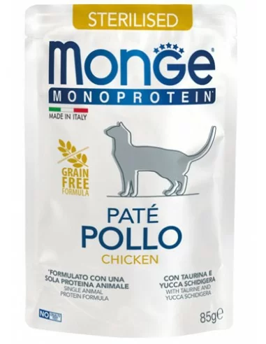 MONGE MONOPROTEIN mit Hühnerfleisch 85g