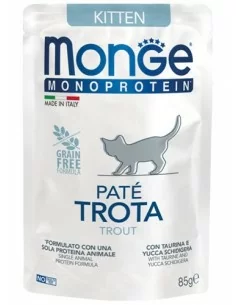 MONGE MONOPROTEIN kitten trout 85g