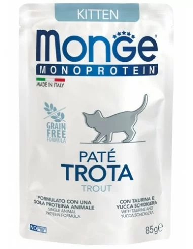 MONGE MONOPROTEIN kitten trout 85g