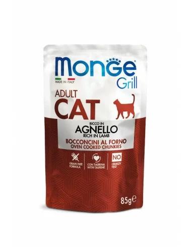 MONGE GRILL Multi Box Cat rabbit/lamb 12x85g