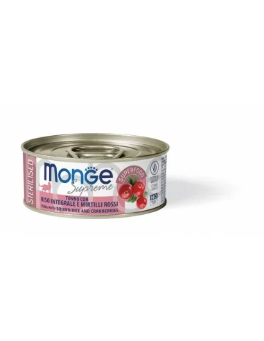 Monge Supreme kann Sterilised Thunfisch mit braunem Reis und Cranberries 80g