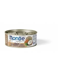 Monge Supreme can Adult Tuna with brown rice and coconut 80g