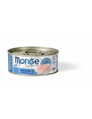 Monge Supreme can Adult Tuna with seabream 80g