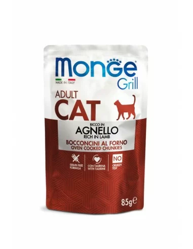 MONGE GRILL Cat Adult Lamb 85g