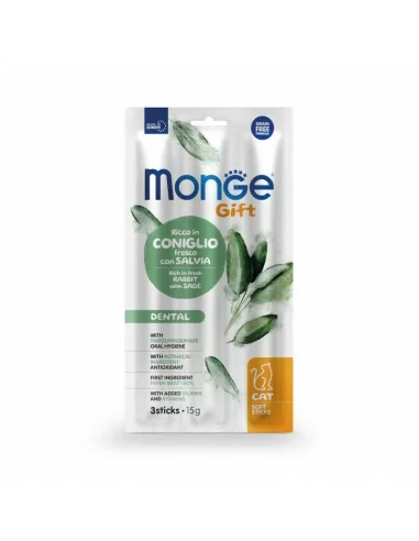 Monge Gift Soft Sticks Cat Adult Królik z szałwią 15g